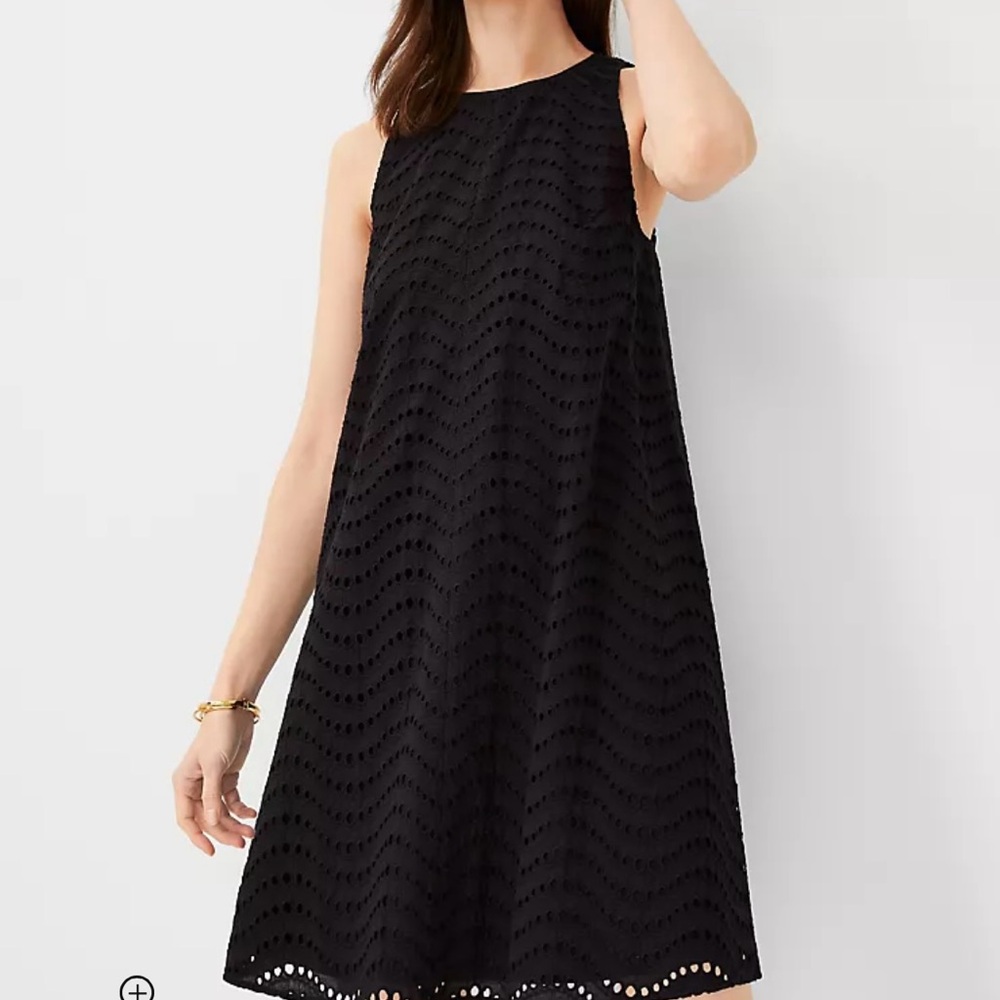 Cotten eyelet halter dress